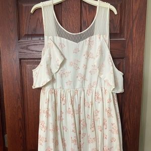 Her universe Disney beauty and the beast Cold shoulder dress.